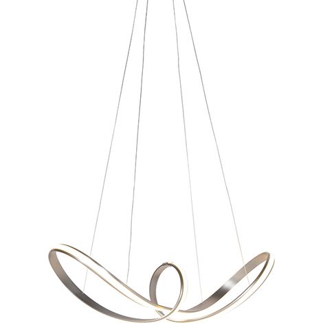 Design Pendelleuchte Stahl dimmbar inkl. LED - Viola Due