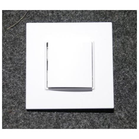 Interrupteur va-et-vient 16A blanc polaire complet avec support et plaque ALTIRA SCHNEIDER