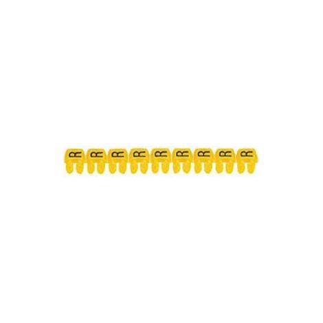 038127 Legrand - Boite De 300 Repères Cab 3 Pour Fils 0,15mm² à 0,5mm² - Marquage Lettre R (1/2)
