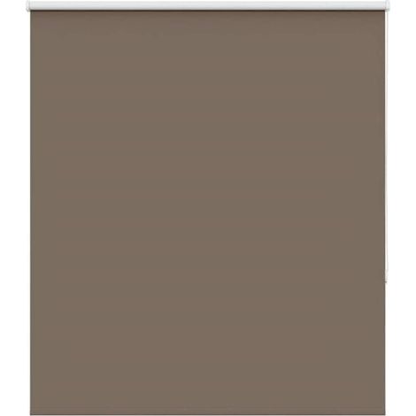 Store enrouleur occultant, couleur café, dimensions du tissu : 120 x 175 cm (1/5)