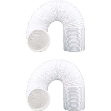 Tuyau d'évacuation pour climatisation portable - climatiseur mobile avec un diamètre de 15 cm - longueur 1,5 m (1/5)