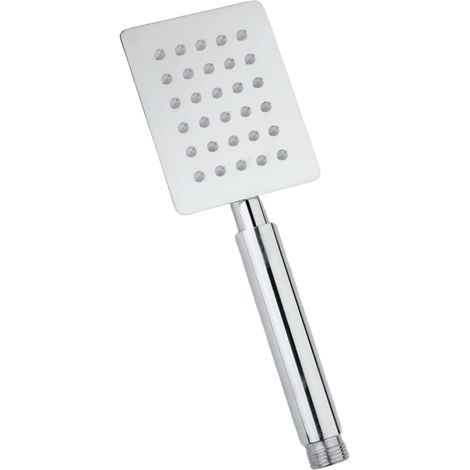 Schläfer 1307610 Doccetta per Doccia Quadra, Soffione Doccia Ultrasottile, Alta Pressione Universale, Telefono Doccia Venice in Acciaio Inox Cromo, Argento (1/5)