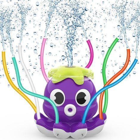Jeux d Eau Exterieur pour Enfants 3 4 5 6 7 8 9 10 Ans, Jeu d'eau Sprinkler Jouets d'arrosage Arroseurs Jeu d'eau Pieuvre Jeux Exterieur - Jeu de Plein Air Enfant (Pourpre) (1/4)