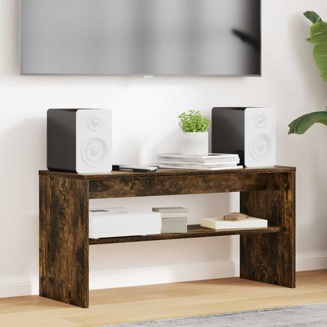 Mueble de TV Roble ahumado 80 x 30 x 40 cm Madera de ingeniería