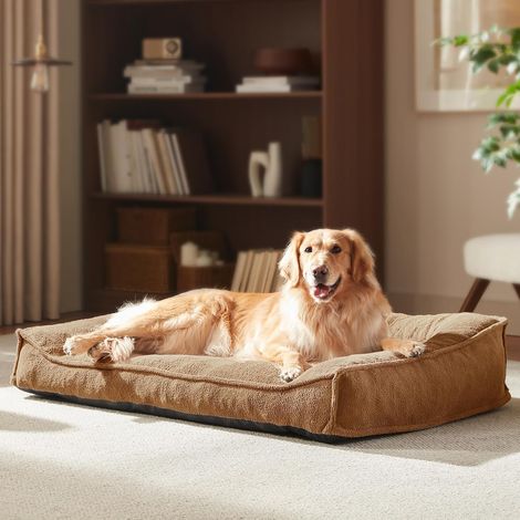 Panier Chien Grand XL Épais et Ergonomique Lit Chien,107x78x24cm (1/5)