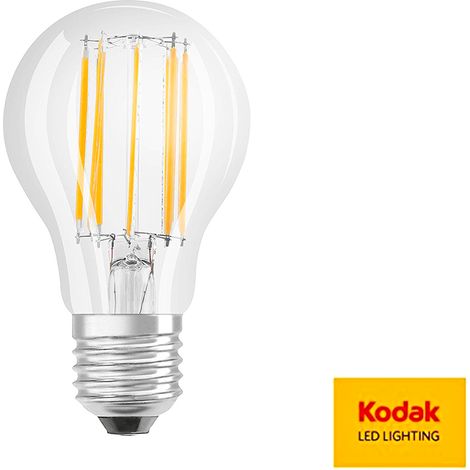 Lampadina LED Kodak 6W E27 filamento edison A60 41070 EU-2700 luce calda (1/2)