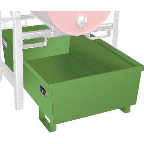 Bauer Auffangwanne FRA-1, 980x580x850mm, 246l, Resedagrün