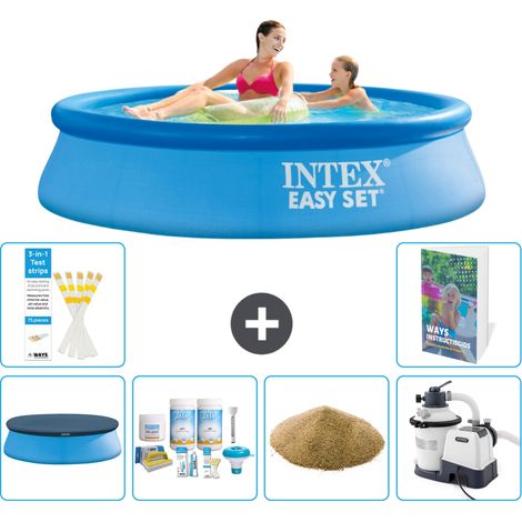 Intex Piscina Easy Set Rotonda - 244x61 cm - 7-pezzi  S47