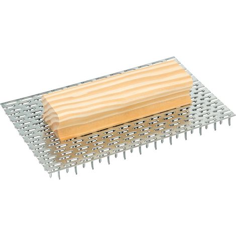 Cazzuola metallica per chiodi con manico in legno, 24 x 15 cm, nespoli NESPOLI