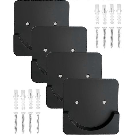 Tendeurs adhésifs pour tringle à rideau de douche  Fixations murales, paquet de 4  Installation sans perçage  Type adhésif [MI] (1/5)