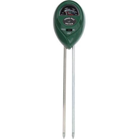 Analyseur de sol 3-en-1 : humidité, pH et luminosité pour jardinage - Testeur à aiguille précis. (1/5)