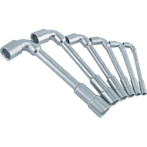 Jeu de clés à pipe débouchées 6 x 6 pans – acier Chrome Vanadium forgé – haute résistance – MOB