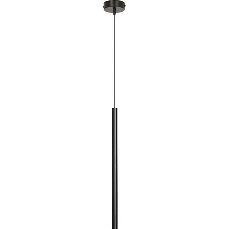 Lampada a Sospensione Selter, Acciaio verniciato a polvere, Nero, 8x120x8 cm (1/5)