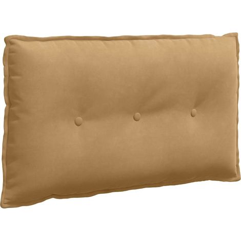 Back Pillow Brown 80 x 50 cm Corduroy Fabric vidaXL