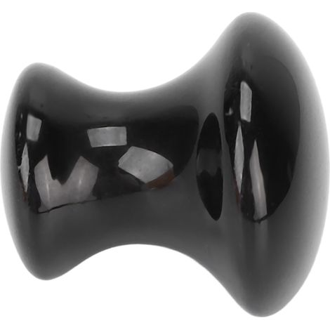 Outil de Gua Sha en Obsidienne pour Soin du Visage et Détente en SPA (1/5)