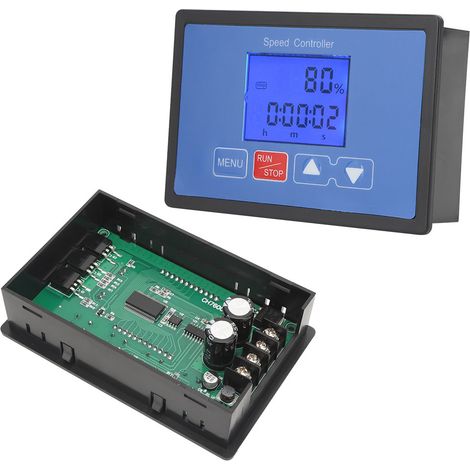 30A 6,5V-55V DC Bürstenmotor PWM-Drehzahlregler mit digitalem LCD-Display und Zyklus-/Starttimer (1/5)
