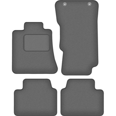Tapis de voiture en graphite pour : Alfa Romeo Giulia 4x4 (4WD) berline (2016-)
