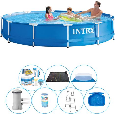 Intex Piscine Tubulaire Ronde - 366x76 cm - 7-pièces  S21010 (1/5)