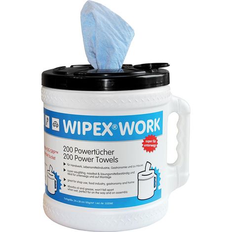 WIPEX-WORK Big Grip Dispenser Bucket Wischtuchspender inkl. Rolle (1/4)