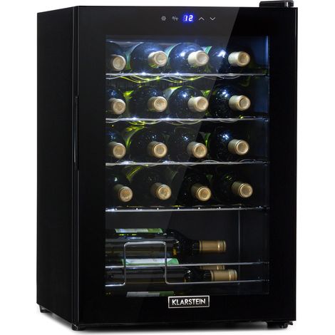 Klarstein Klarstein Shiraz 20 Uno Vinoteca 53L 20 botellas panel de control táctil de 5 a 18 °C