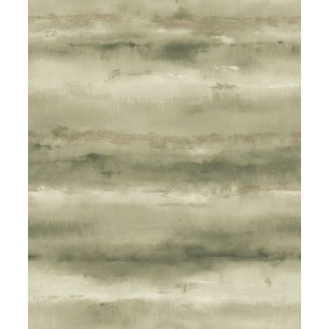 Rasch Vliestapete Florentine IV Aquarelloptik grün gold 10,05 x 0,53 m (1/3)