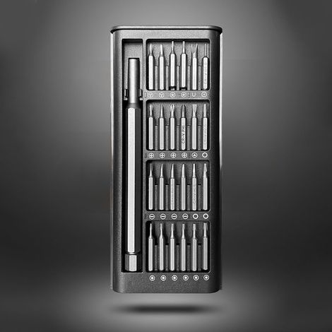 Set mit 25 magnetischen Schraubendrehern aus Chrom-Vanadium-Stahl für die Reparatur von Computern und Mobiltelefonen (1/5)