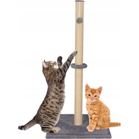 GRATTOLO GRANDE per gatto PALO 75 cm CORDA SISAL LETTO TORRE +GIOCATTOLO (1/5)