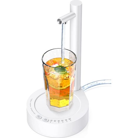 Distributeur D Eau - Pompe Electrique Sans BPA - Batterie 1800 Mah - 6 Debits Reglables - Pour Fût Standard - Usage Interieur Et Exterieur - 1 Piece (1/5)