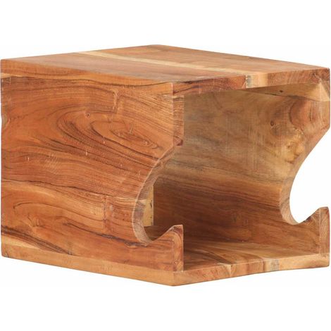 vidaXL Support mural de vélos 35x25x25 cm Bois d'acacia massif (1/5)