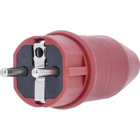 AS Schwabe 62290 Schutzkontaktstecker 230 V Rot (1/5)