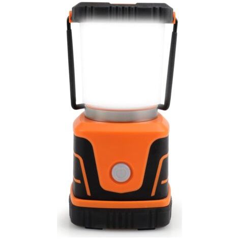 Lampe de camping LED 1500 lumens 4 modes d'éclairage, Lampe de recherche à intensité variable, Alimentation par batterie, Convient pour Marche de nuit, Tentes, Coupure de courant (1/5)