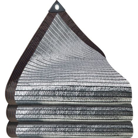 Kaelt - Toile pare-soleil alu épaisse 2x3m couleur argent, haute réflectivité pour serre véranda et atelier 99% efficacité (1/5)