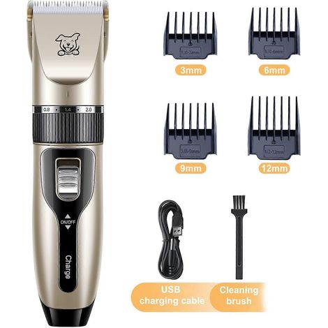 Tondeuse à poils pour animaux, tondeuse silencieuse pour chiens, chats et lapins, tondeuse à poils pour bébés
