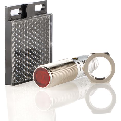 Capteur photoélectrique Rétroréfléchissant RS PRO, 50 mm 7 m, Cylindrique, IP67 ( Prix pour 1 )