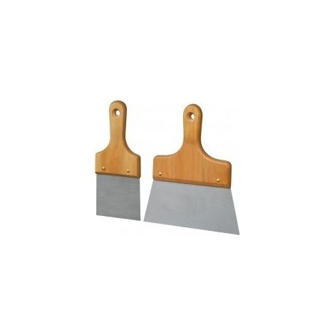 Coltello per stuccare 100 mm, manico in legno - Outifrance