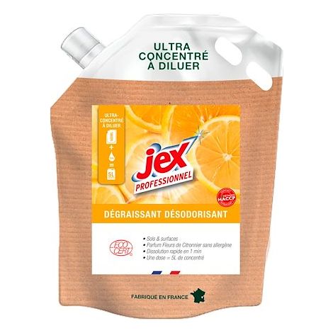 Dégraissant concentré à diluer Triple Action Jex Professionnel, Pays niçois