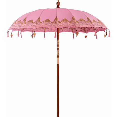 Maison Exclusive - Parasol balinais Rose 215 x 215 x 260 cm (1/5)