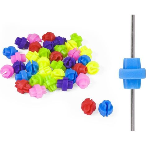 Cuentas para radios de bicicleta, 36 piezas, colores surtidos (1/5)