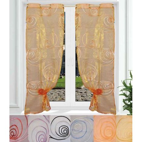 Tenda Arredamento per interni mya 2 pezzi 60 x 220 cm Vari Colori