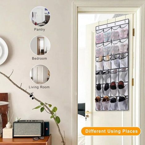 1 Panier suspendu, étagère à chaussures, rangement mural, organisation entrée, stockage pratique (1/4)