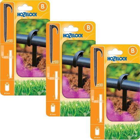 30 x Hozelock 2770 Supply Hose Stake 13mm Micro Irrigation Automatic Watering