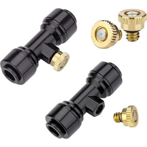 Kit de brumisation pour irrigation extérieure - Pour jardin et terrasse - 10 kits, 8 mm (1/5)