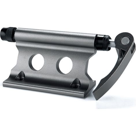 Support de Roue Avant de vélo de Montagne Bloc de vélo Support de Fourche Support de Fourche de vélo pour Fournitures de Voyage en Plein air (Argent) (1/4)