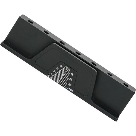 Plateau porte-fraises en alliage d'aluminium avec 7 emplacements magnétiques et clé, pour fraises à queue de 6,35 mm (1/4 po) - Outils pour le travail du bois (1/5)