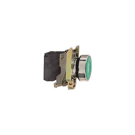 Harmony bouton-poussoir vert Ø22 - à impulsion affleurant - 1F - XB4BA31
