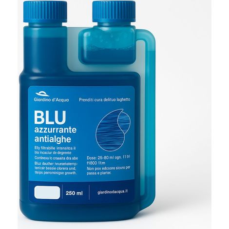 6 pezzi blu azzurrante naturale per laghetto dose per 60000 litri (1/3)