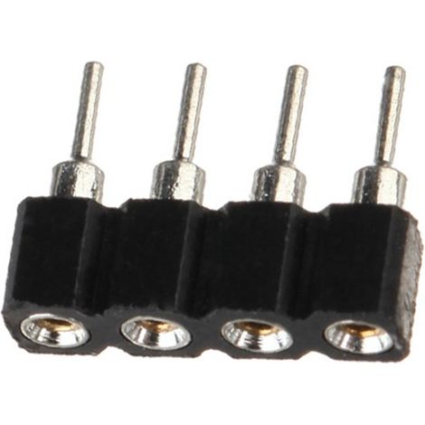 Bolsa de 10 conectores macho-hembra para cinta RGB 12V
