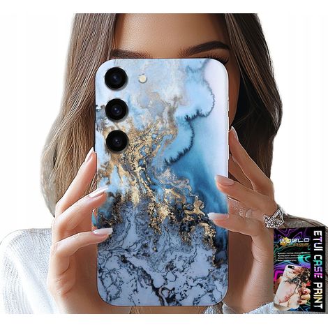 Custodia per Samsung Galaxy S23 - motivo marmo + vetro (1/5)