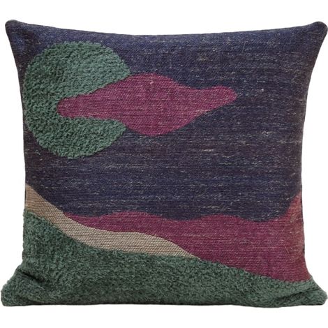 Housse de coussin en Paysage en jacquard POSTCARDS (1/4)