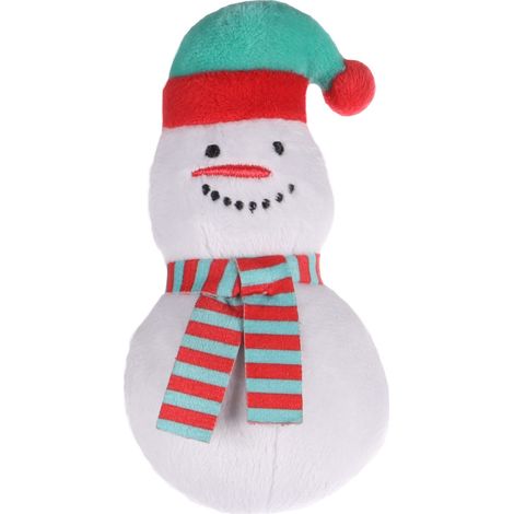 Bonhomme de neige Blanc Xami Jouet Noël pour chat - Flamingo (1/3)